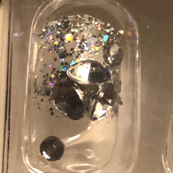 *SOLD*3/$30 Rhinestone Bling French Tip Fake Nails - Picture 6 of 7